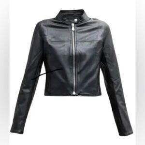 Spanx Moto Faux Leather Jacket NWT